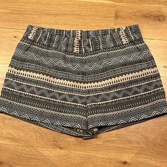 J Crew Chambray Print Shorts - Picture 1 of 4